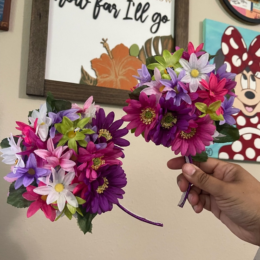 Handmade Minnie Ears - Floral